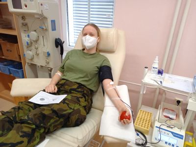 Budoucí vojáci nás opět nezklamali a přijeli do Šumperku darovat krev