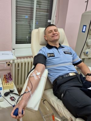 Šumperští policisté darovali krev