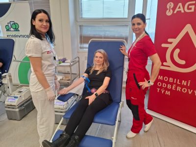 Mobilní odběrový tým míří do Kopřivnice! Darujte krev pohodlně a bez dlouhého cestování